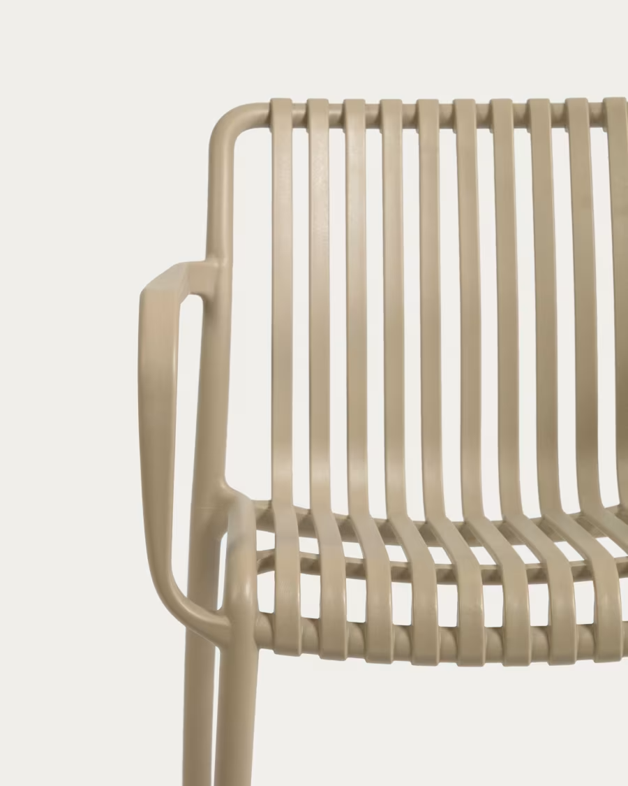 Kave Home Isabellini Stackable Outdoor Chair in Beige