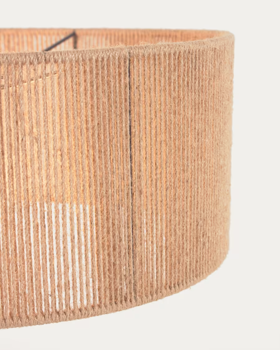 Kave Home Crista jute light shade with natural finish Ø 47 cm