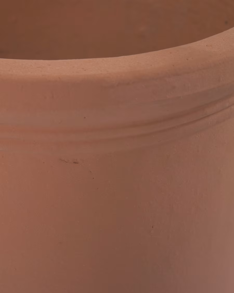 Kave Home Tarcila set of 2 terracotta plantpots Ø 26 cm / Ø 33 cm