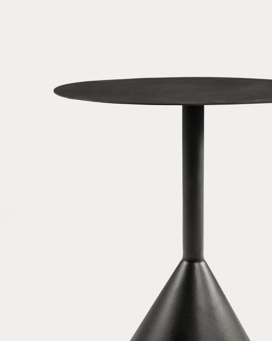 Kave Home Yinan side table Ø 48 cm black