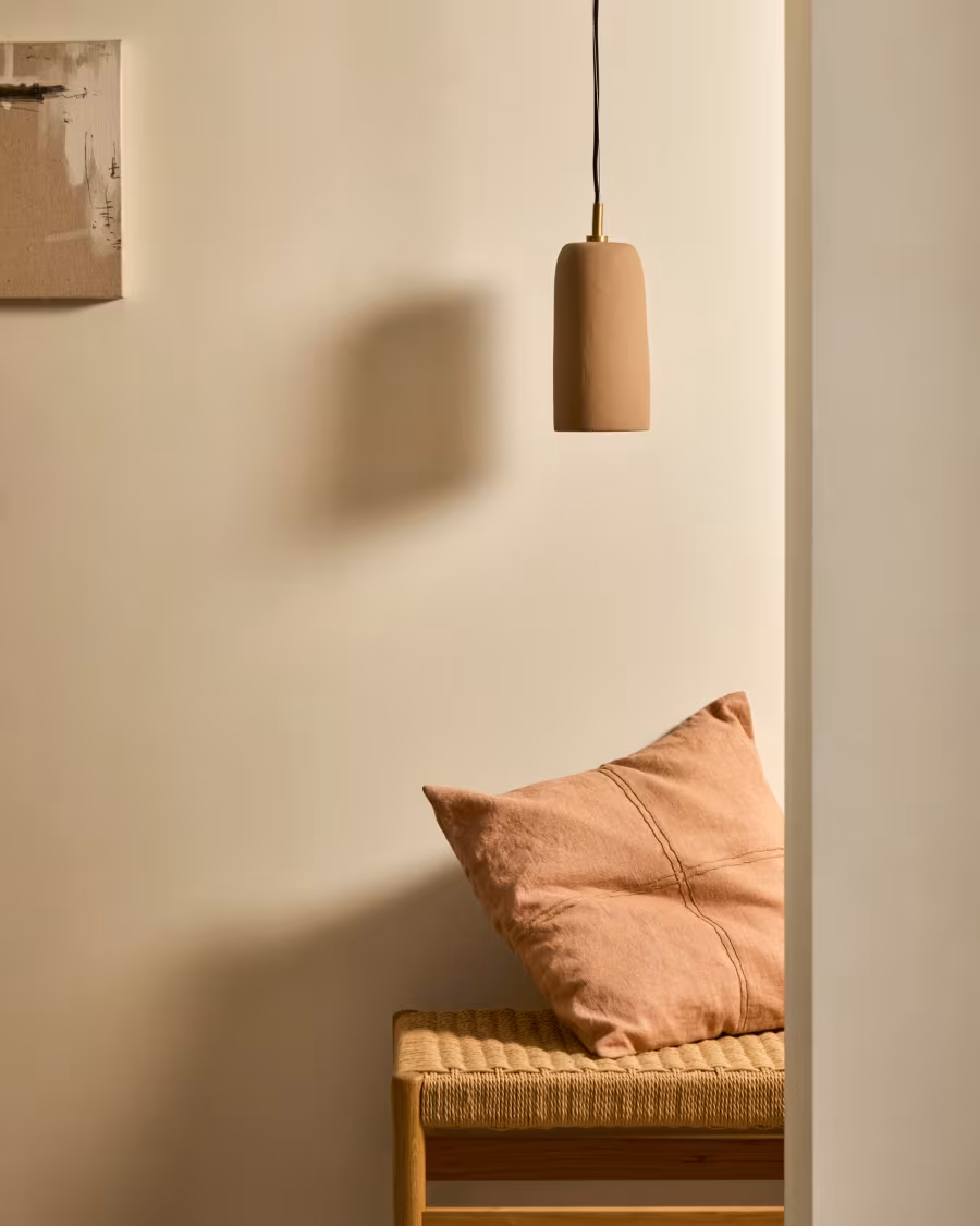 Kave Home Madsen Terracotta ceiling lamp Ø 13 cm