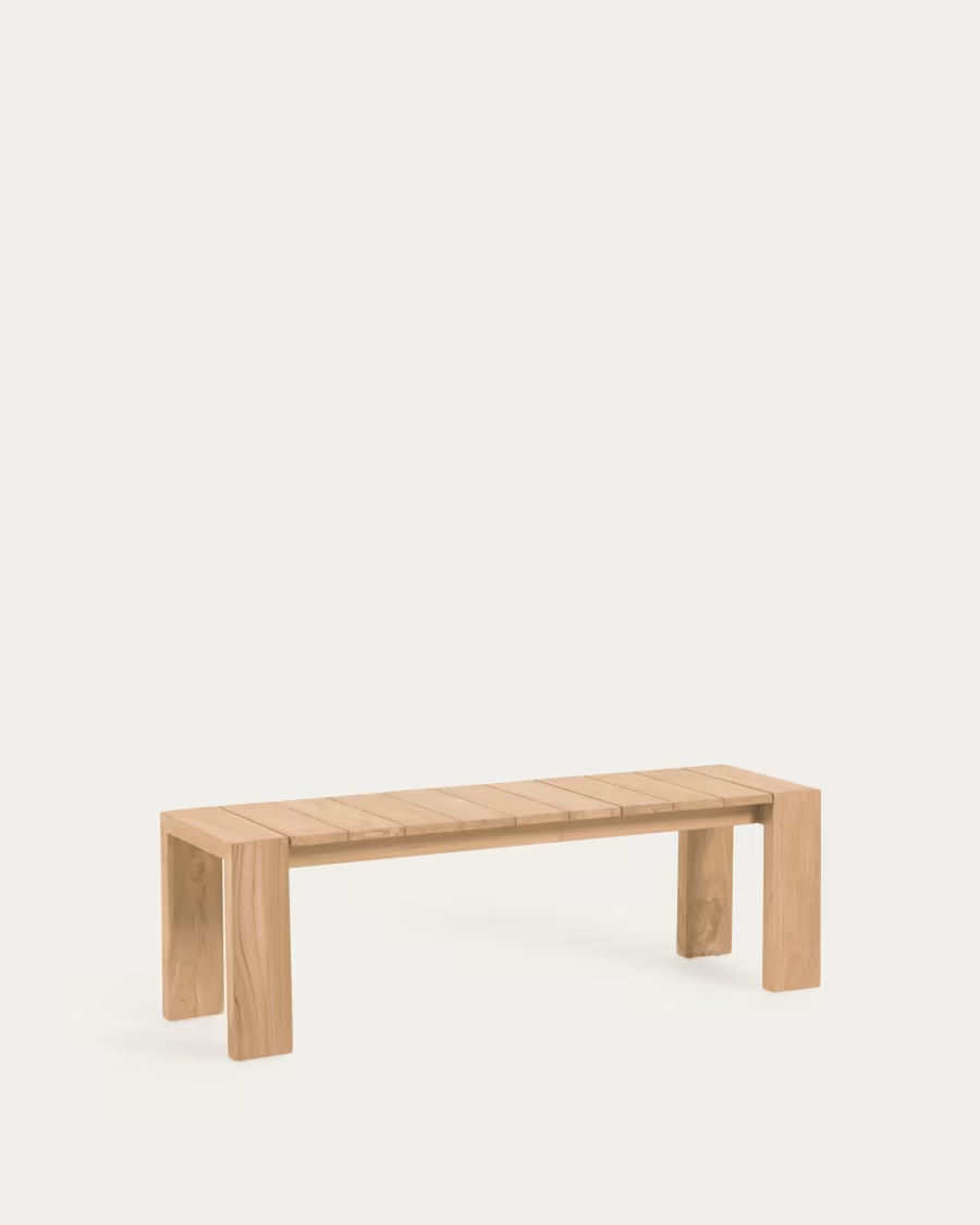 Kave home Victoire solid teak outdoor bench 175 cm