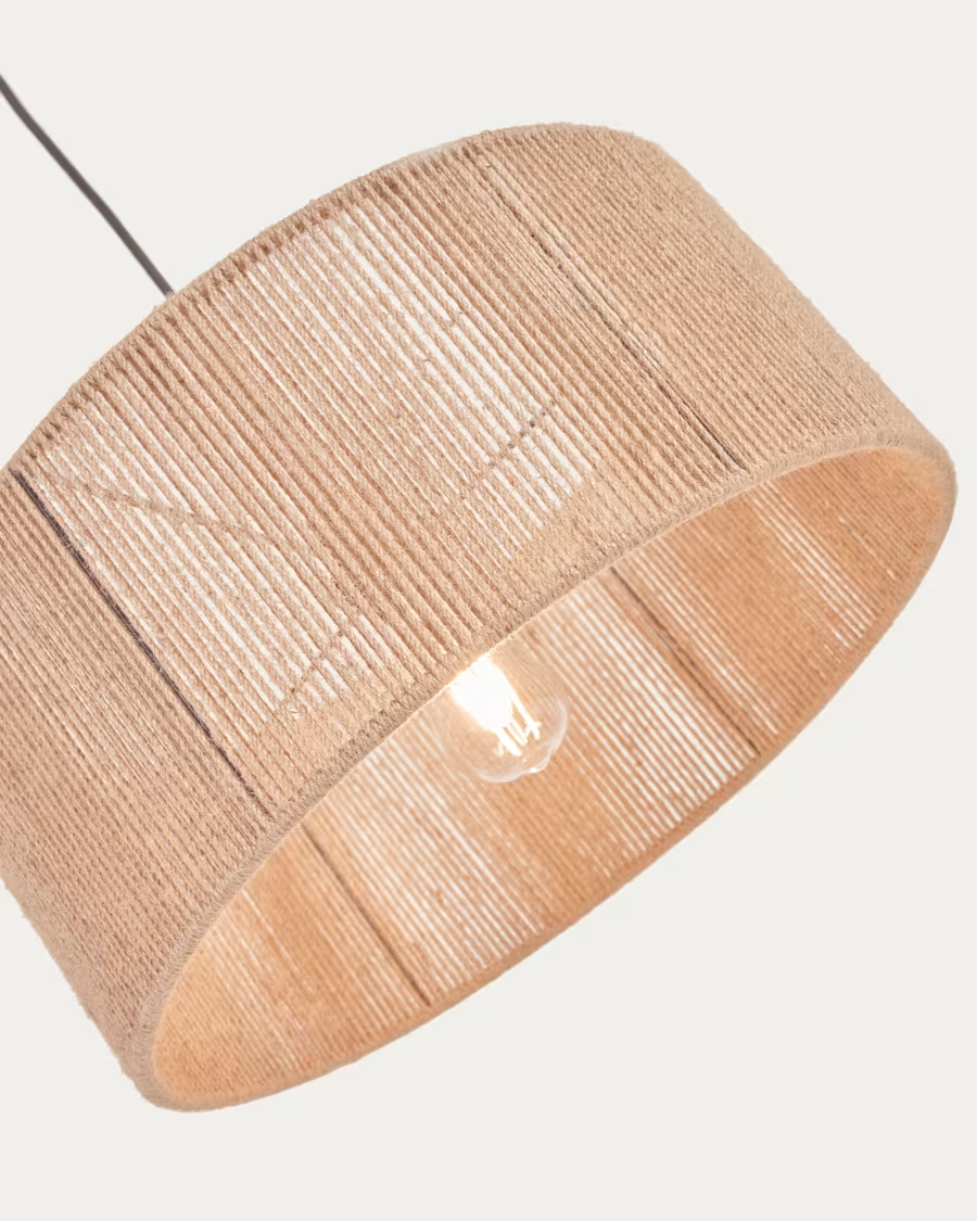 Kave Home Crista jute light shade with natural finish Ø 47 cm