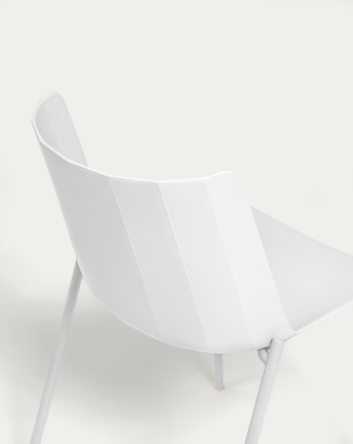 Kave Home Hannia white chair