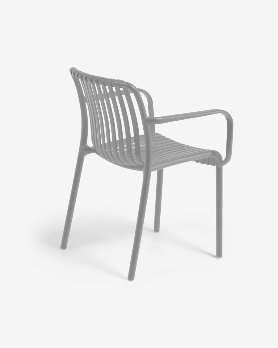 Kave Home Isabellini garden chair in grey