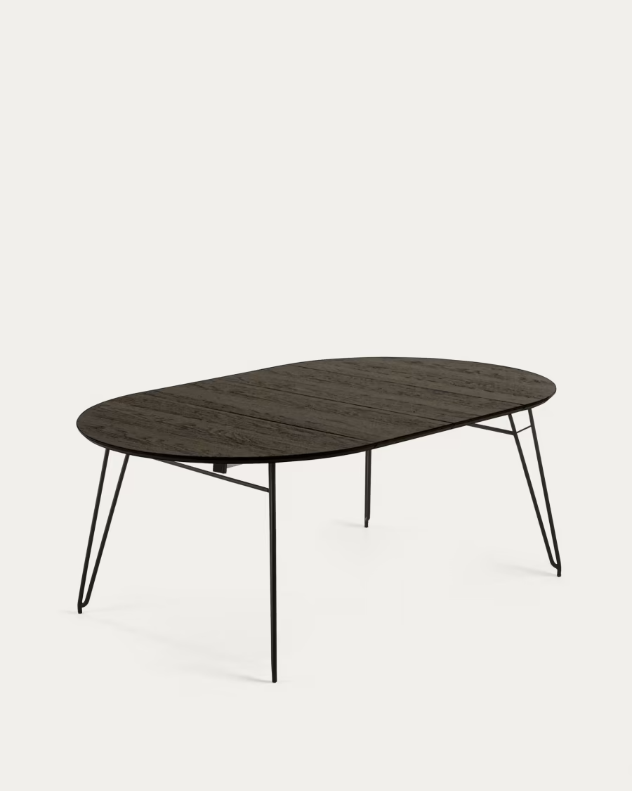 Kave Home Extendable Milian table Ø 120 (200) cm