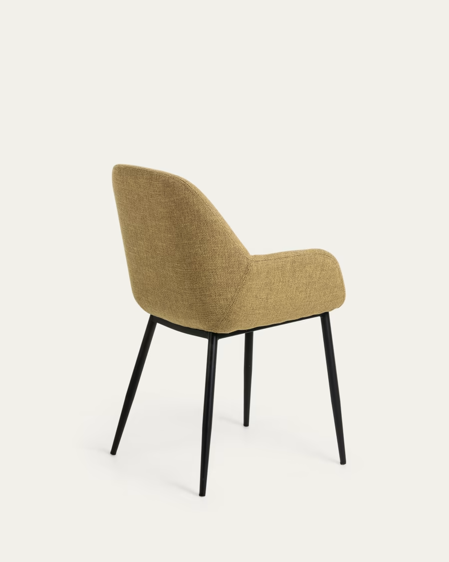 Kave Home x 4 Konna mustard chair