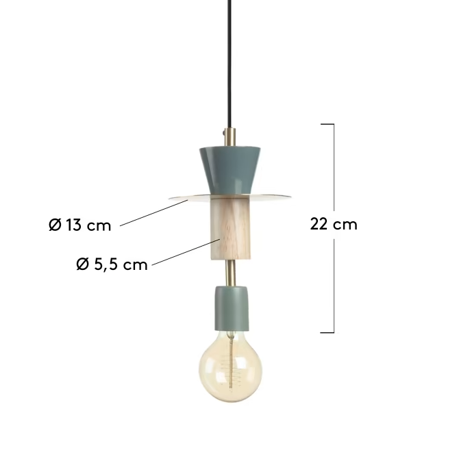 Kave Home Green Naroa pendant lamp