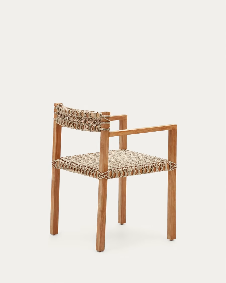 Kave Home Giverola solid teak chair