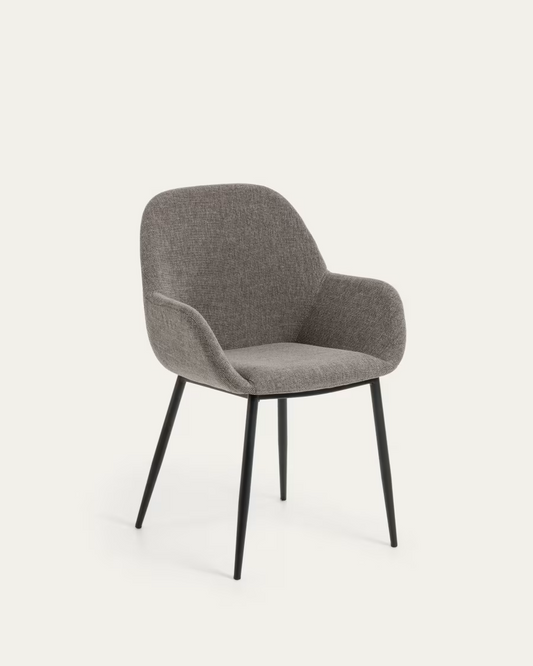 Kave Home 2 x Konna light grey chair