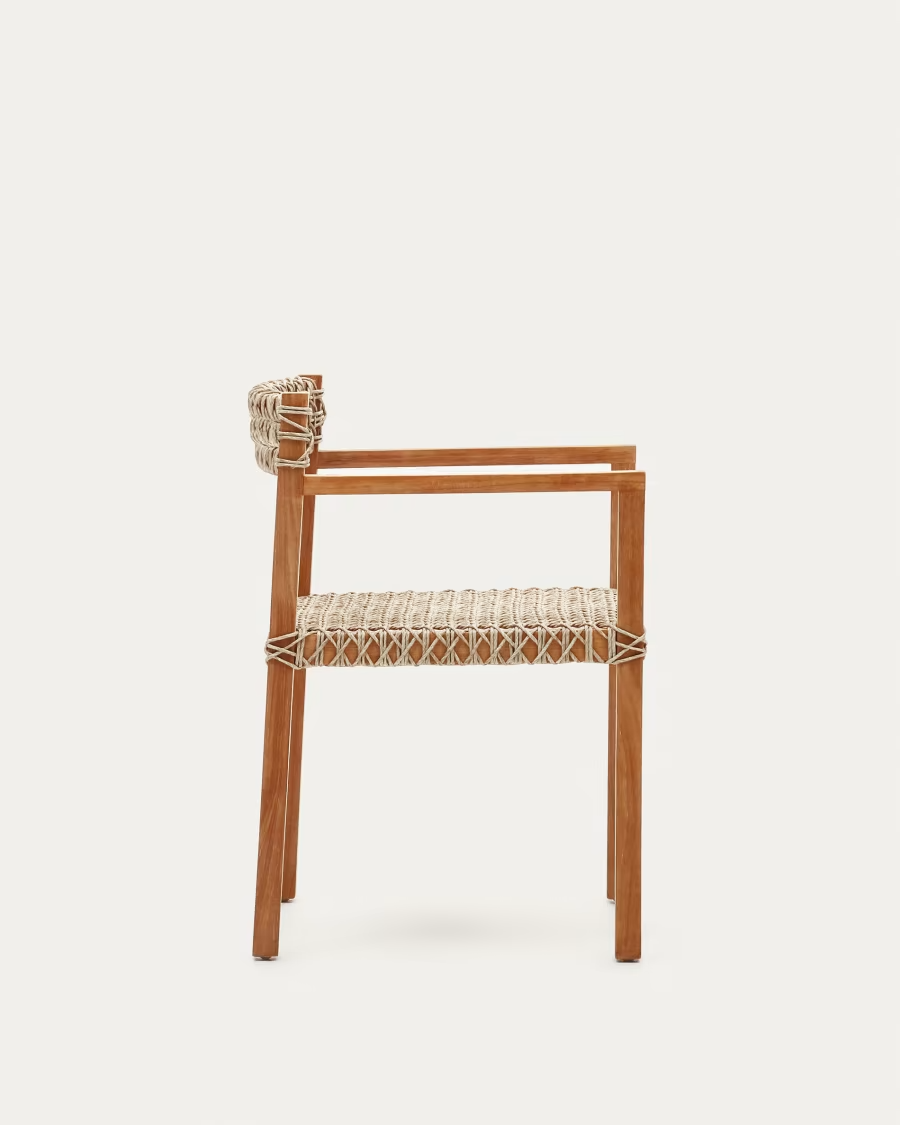 Kave Home Giverola solid teak chair