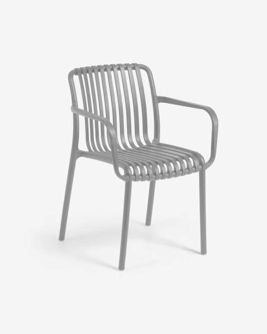 Kave Home Isabellini garden chair in grey