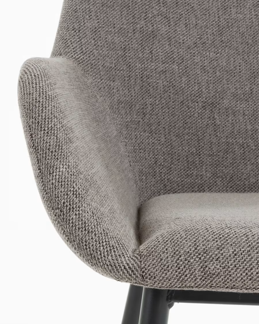 Kave Home 2 x Konna light grey chair