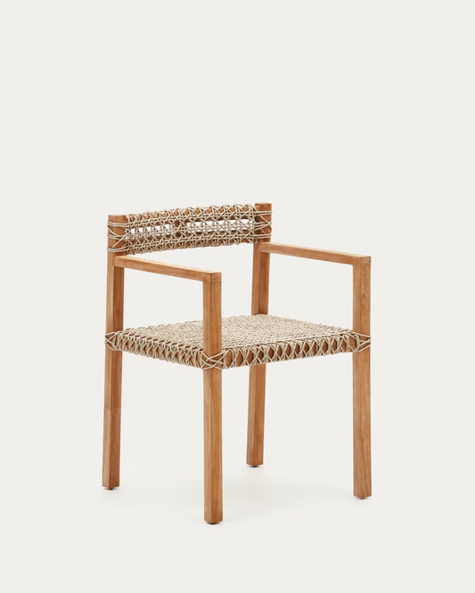 Kave Home Giverola solid teak chair